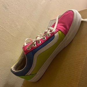 Neon old school vans